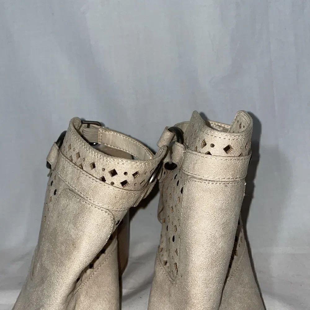 Just fad open toe sling back wide heal - Picture 3 of 12